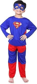 KAVI ECOM Hosiery Superhero Costume For Kids Halloween Dress Fancydress Birthday Gift | Cosplay Bodysuit for Boys and Girls (A1)