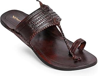 Royal Khwaab Kolhapuri Chappal for Men| Kolhapuri Slippers for Men| kolapuri chapal Men| Leather Slippers for Men| Leather Chappal for Men-AB-Parent A13