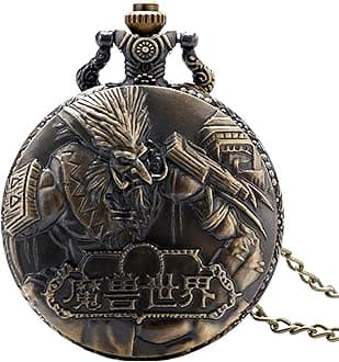 Pocket Watch Quartz Analog for Men Planet Dial Necklace Pocket Watch Xmas Gift