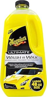 MEGUIAR'S Meguiar's G17748 Ultimate Wash & Wax, 48 oz, Yellow, 48 Ounces