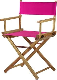 200-00/021-30 18" Natural Frame-Magenta Canvas Director Chair Classic Height