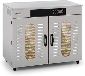 Master Jerky 500 Pro Automatic Dehydrator - Professional/Gastronomy, With 32 Levels, 3000 W, Capacity: 4.86 m², Thermostat: 40-90 ° C, 32-48 kg Fruit/Vegetables, Stainless Housing