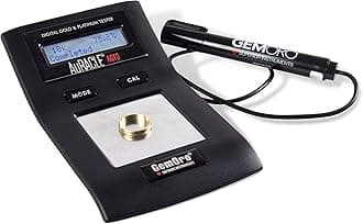 GemOro AuRACLE PRO | Accurate Compact Portable Electronic Digital LCD Display High Karat Gold & Platinum Tester | Precision Tool with Expert Professional Reading & Accuracy