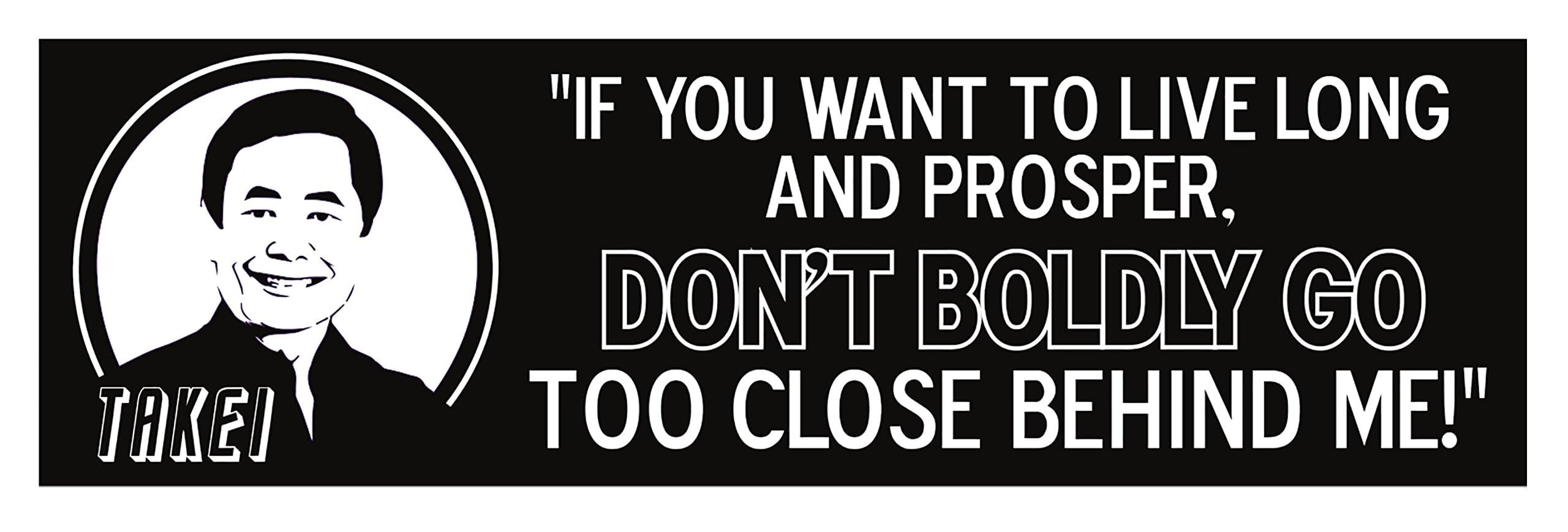 Boldly Go Tailgater Sticker