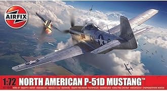Airfix X-1004B 1/72 North American P-51D Mustang Plastic Model