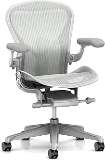 Herman Miller Aeron Ergonomic Chair - Size A, Mineral