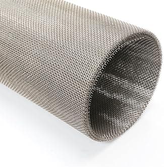 Heavy-Duty Stainless Steel Mesh Screen#18Mesh Wire Dia:0.23mm Size:48"x118"(122x300cm) 304 Stainless Steel Window Screen mesh