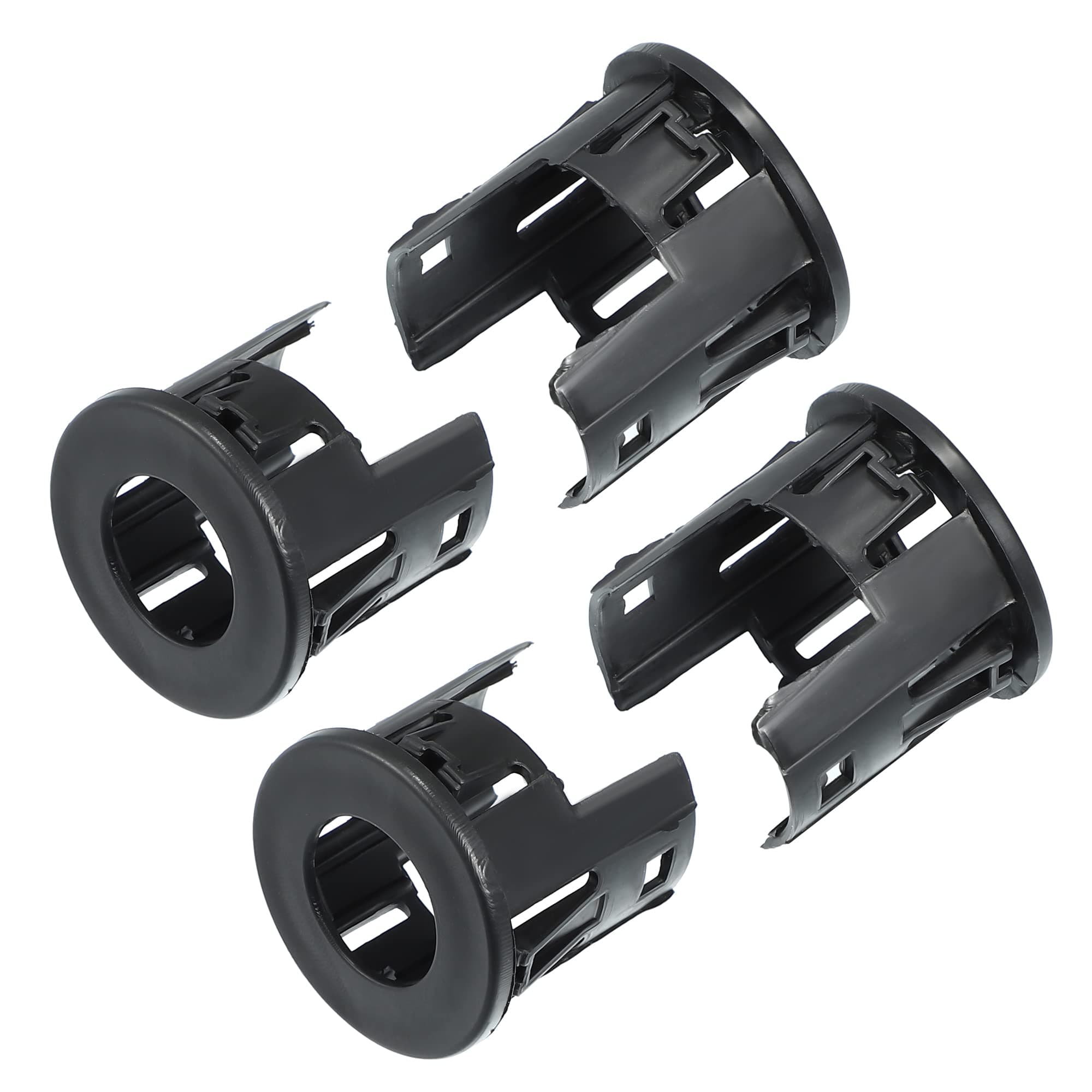 X AUTOHAUX 4PCS Parking Assist Sensor Bezels for Front or Rear Bumper for Dodge for Ram 1500 2014-2018 Backup Parking Aid Sensor Retainer Bracket for Ram 1500 Classic 19-21 Replace 5LS52TZZAA