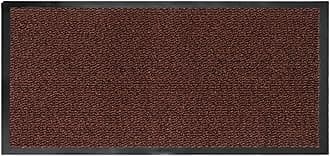 BLADO Washable Door Mats Indoor & Outdoor - Non-Slippery Heavy Duty Doormats Indoor - Stylish & Large Rubber Door Mat - Perfect Dust Grabbing Outdoor & Indoor Door Mat (Rust, 80cm x 140cm)