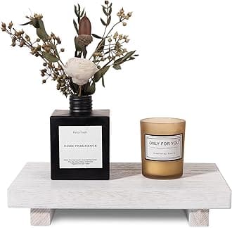 Wooden Decorative Trays, White