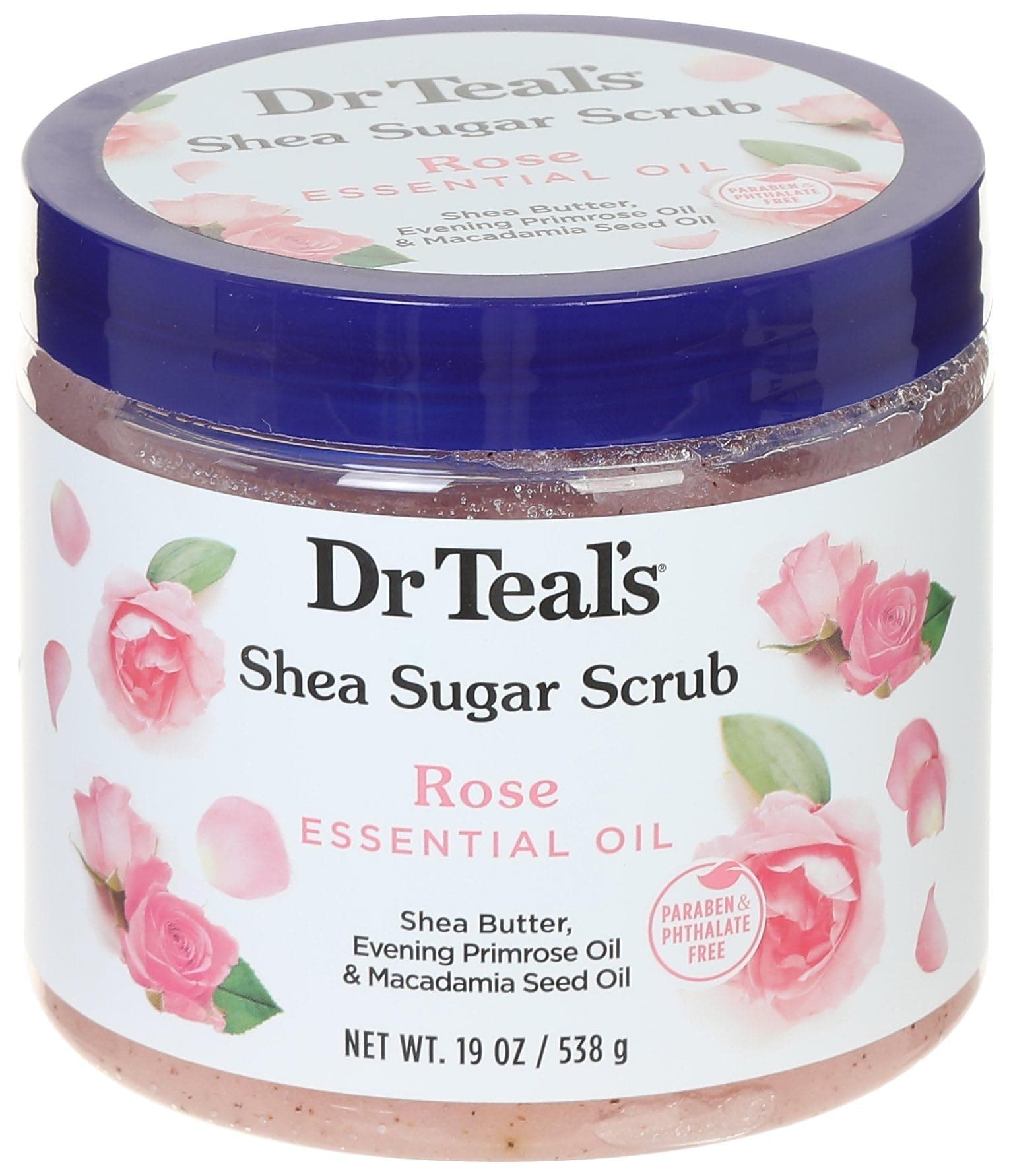 SHEA SUGAR BODY SCRUB ROSE 538G