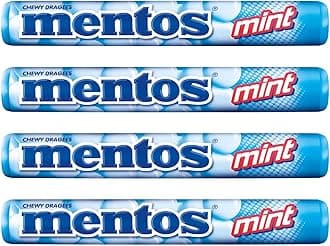 Mentos Mint Roll, 4 X 29 Gm