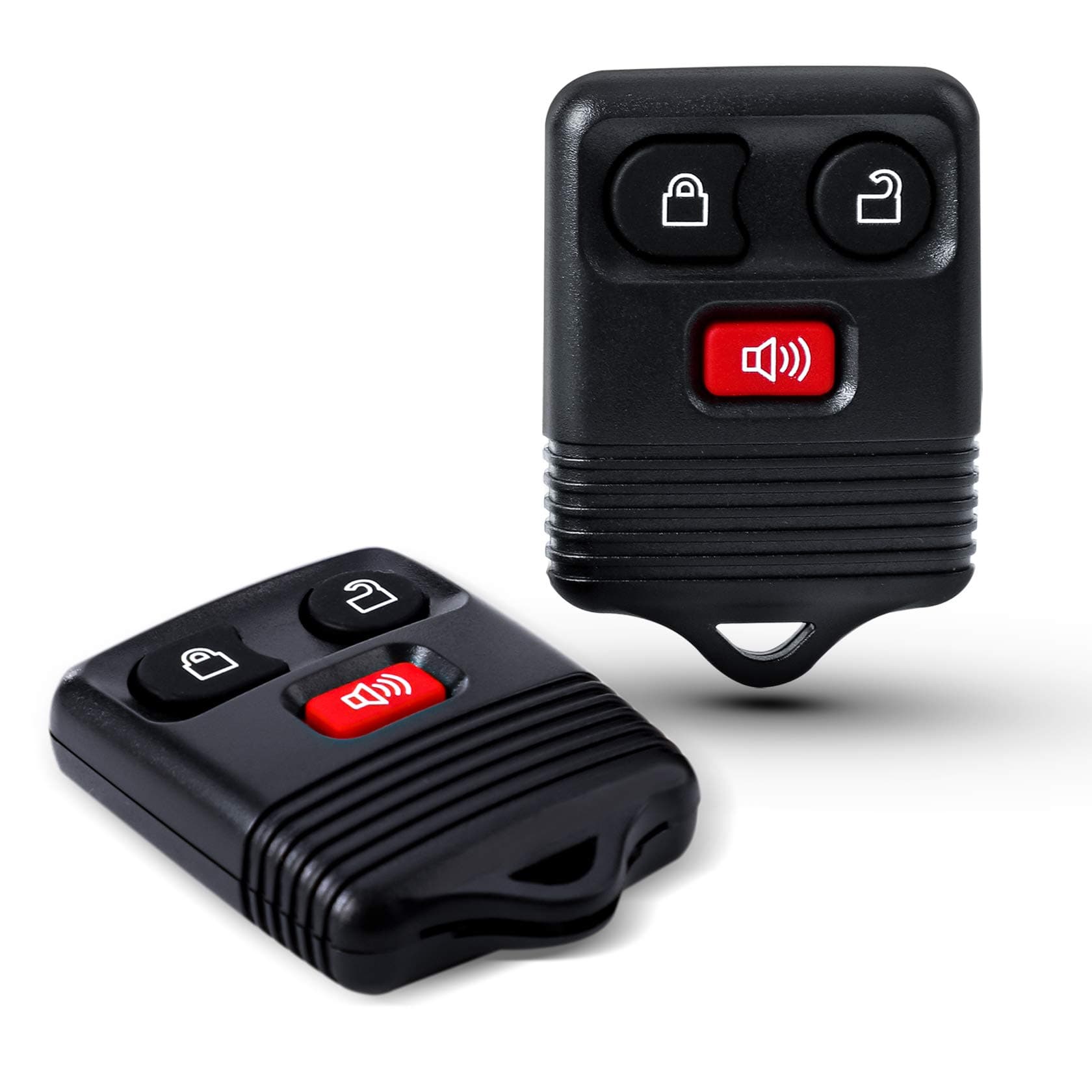 2 Packs 3 Button Replacement Keyless Entry Remote Key Fob Compatible with Ford F150 F250 F350 Escape Expedition Explorer Ranger Mazda Mercury Lincoln CWTWB1U331 CWTWB1U345