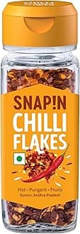 Red Chilli Flakes | 35g Glass Bottle | Pizza Chilli