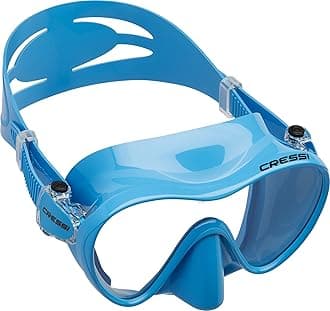 Cressi F1, Scuba Diving Snorkeling Frameless Mask - Perfect Seal Silicone Skirt - Designed in Italy by Cressi