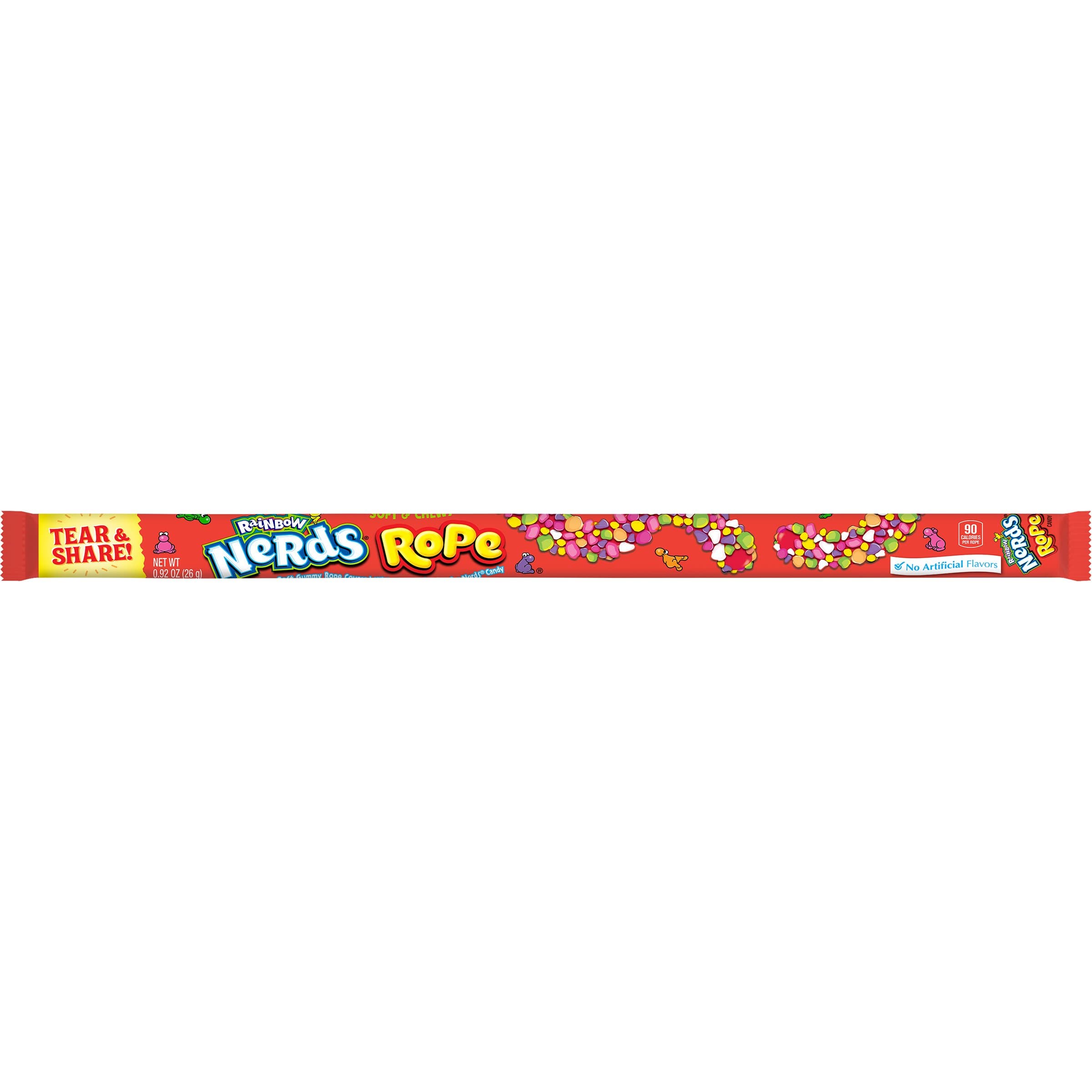 Nerds Rope Rainbow Candy, Single Rope