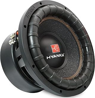H YANKA BSP-12-2 12 Inch Subwoofer – 3000W Max Power, 3" Dual Voice Coil, 2 Ohm, Car Audio Subwoofer, Black Aluminum Basket, Paper Cone, Deep Bass for Cars