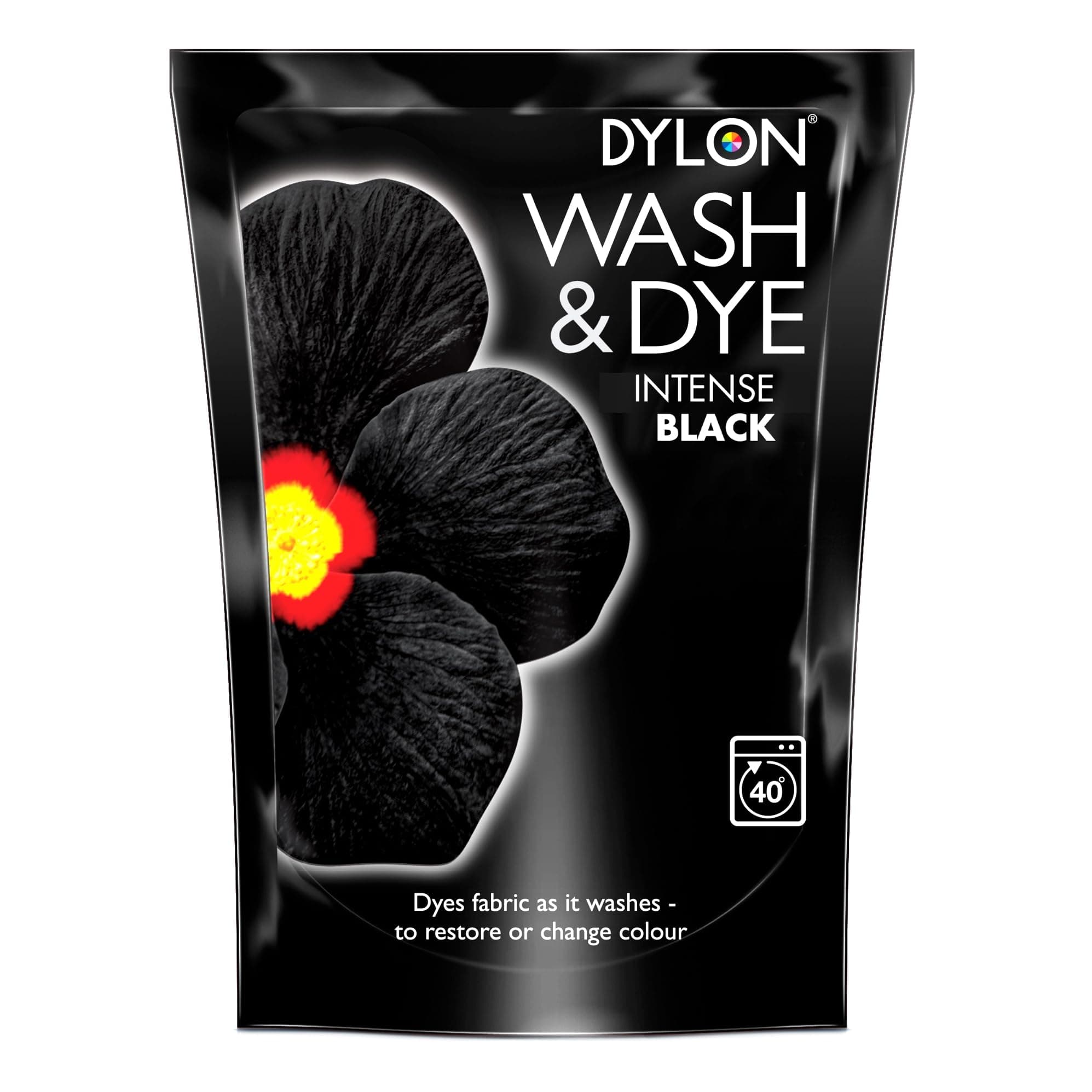 Wash and Dye used Worldwide by Best Designers, Suitable for Natural Large Fabrics, Multi-Purpose, Permanent and Easy to Apply, Color: Velvet Black