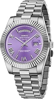 Men Watches Analog Quartz Stainless Steel Rose Gold Silver Watches for Men Waterproof Business Classic Desiger Wrist Watch with Day Date