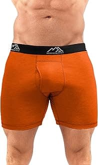 Merino.tech Merino Wool Underwear Mens - 100% Merino Wool Base Layer Boxer Briefs for Men