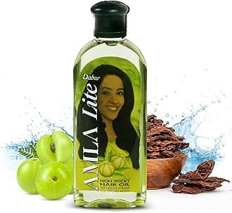 Amla Lite Hair Oil - Natural Moisturizing, Strengthening and Hair Oil Elixir for Healthy Scalp, Promotes Nourishing for Soft, Manageable, Long and Smooth Hair From Root to Tip - 200 ML