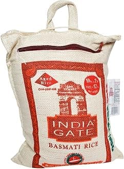 India Gate - White Basmati Rice - Jute, 10 Pound