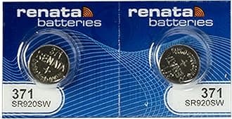 Renata 2 371 SR920SW 1.55V Silver Oxide Zero Mercury Alkaline Electronic Batteries