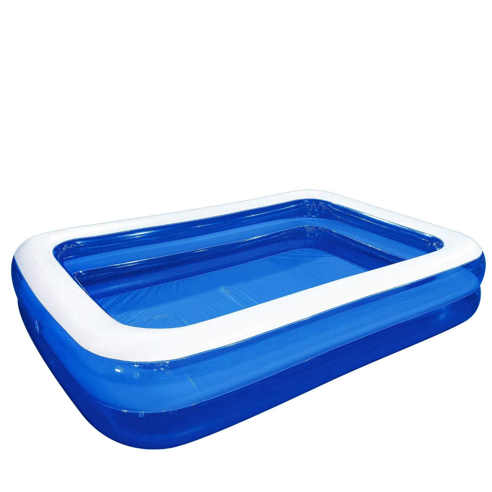 Pool Central6.5' Blue and White Inflatable Rectangular Swimming Pool