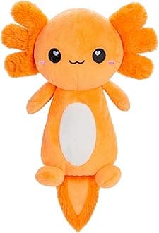 Axolotl Microwavable Unscented Heating Pad for Women and Kids- Cute Soft Cozy Pillow Plush Heatable Warm Stuffed Animals - Kawaii Hot and Cold Plushie Food Toy - Axolotl Gifts for Girls and Boys