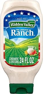 Hidden Valley Original Ranch Condiment and Dressing, Easy Squeeze Bottle, 24 Fl Oz (Package May Vary)