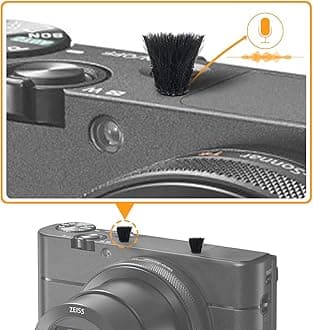 SUNMON Camera Mic Windscreen Windshield Wind Muff for DJI Osmo Action Camera,Sony RX1 RX10 RX100 Digital Compact Cameras Wind Cover (10 Pack)