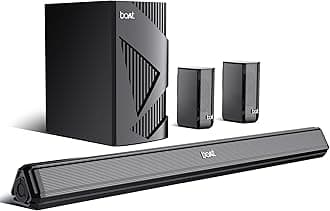 Aavante Bar 3200D Pro, Dolby Audio, 400W Sound, Wireless Satellite Speakers, 5.1CH, DSP for Crystal Clear Sound, Bluetooth Sound bar, Home Theatre Soundbar Speaker (Premium Black)