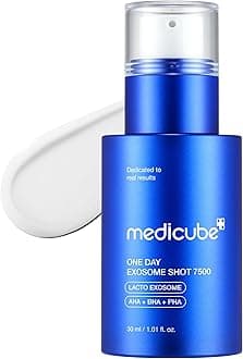 Zero Exosome Shot 7,500 PPM Spicule Facial Serum | Liquid Booster Serum | Exosome, AHA+BHA+PHA | Pore Care, Dead Skin Cells, Skin Texture | Korean Skin Care 1.01 fl.oz