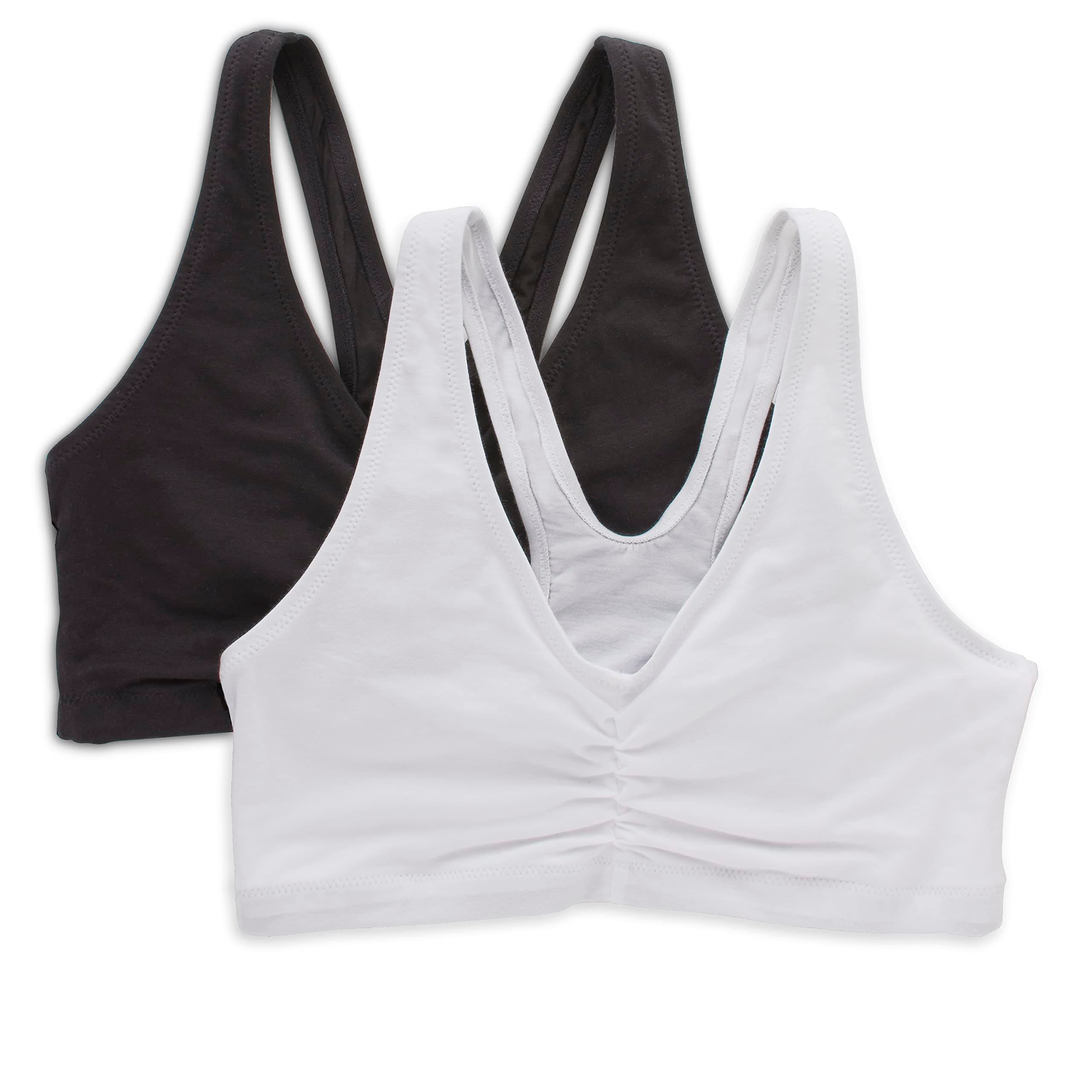 Womens X-Temp Wireless Bra Pack, Stretch Pullover Bra, Low-Impact Racerback Bra, 2-Pack