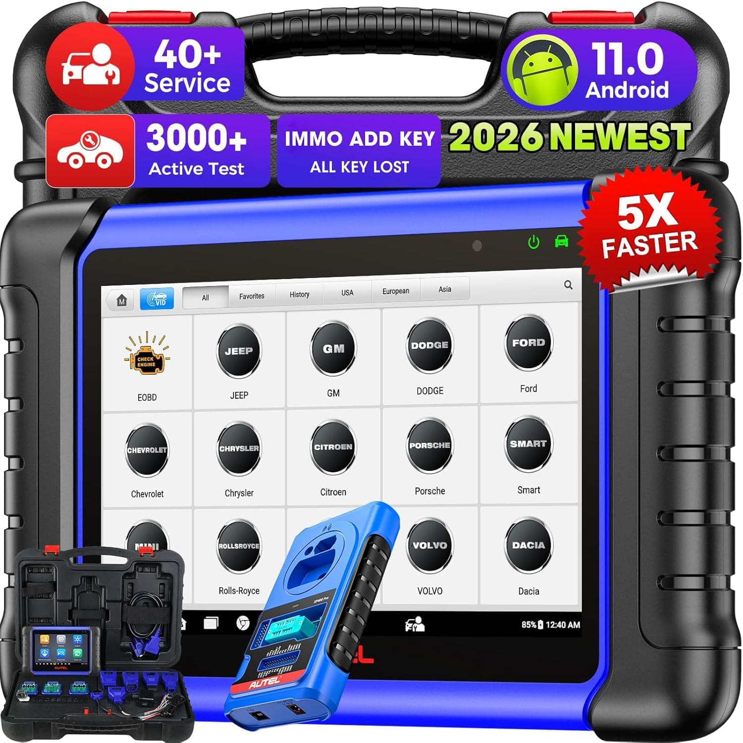 MaxiIM IM508S PRO w/ XP400 PRO Key Programmer, 2026 Same as IM608 PRO 2/ IM608S II, Enhanced of IM508S IM508, Bidirectional Scanner 3000+ Test, Smart & Expert Mode, 40+ Service, OE All Sys, OS11