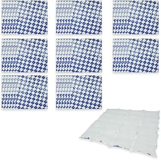 Shipping Ice Packs Dry Ice Packs for Shipping, Reusable Ice Pack Sheets Ice Blanket for Coolers, Ice Pack for Shipping Frozen Food & Mailing Food, Automatic Water Absorption, 24 Cells Each, 48 Sheets