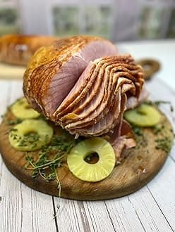 ORDER FOR EASTER NOW! HOLIDAY HAM CO. Holiday Honey Glazed Spiral Sliced Gourmet Ham. 7.5-8.5 pounds. Serves 12-14