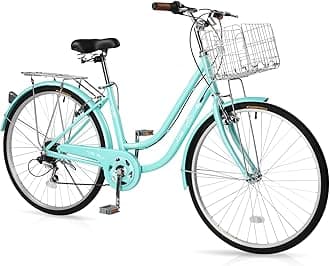 Ktaxon Women Bike Bicycles for Women, Beach Cruiser Bike with Premium Deraill...