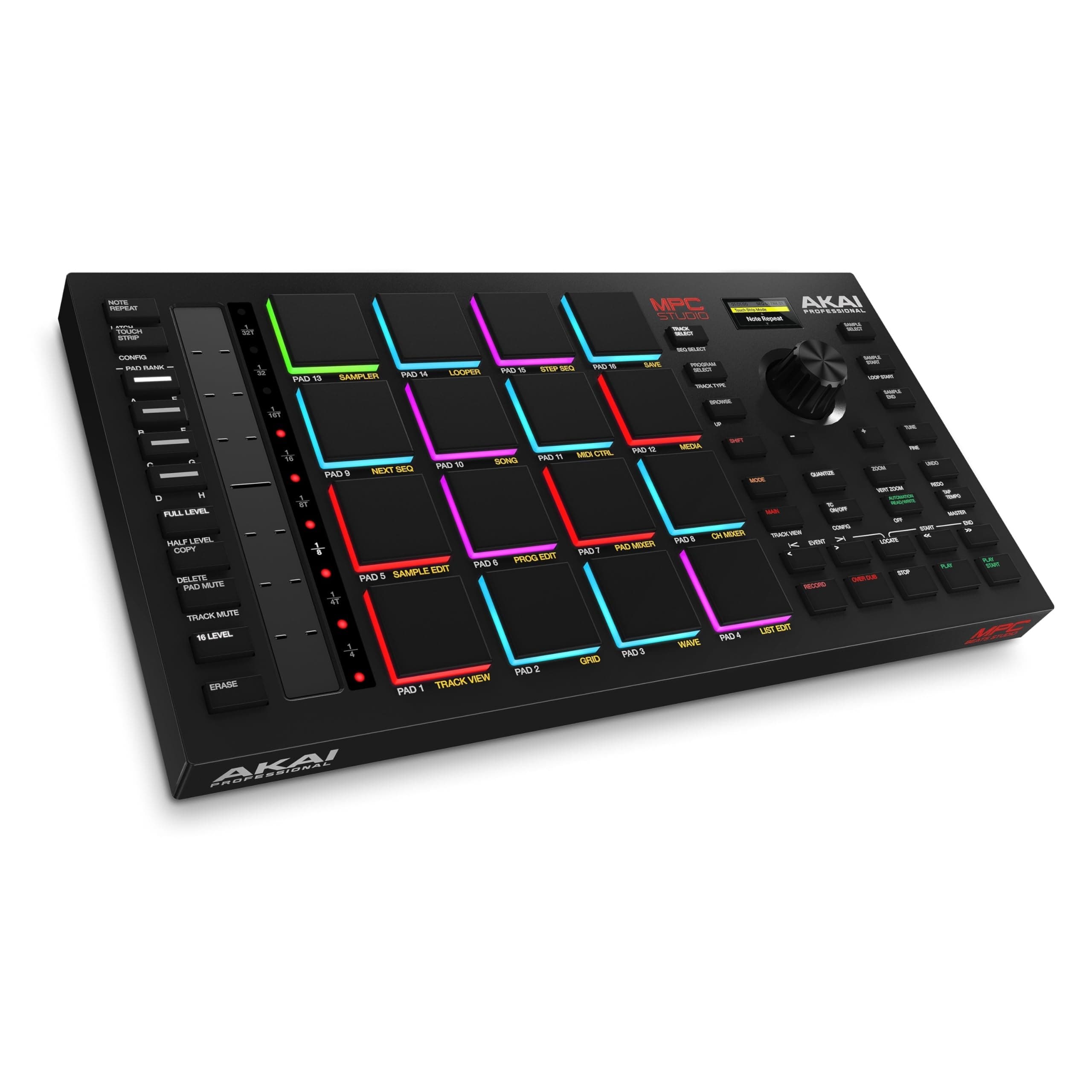 MPC Studio MIDI Controller Beat Maker with 16 Velocity Sensitive RGB Pads, MPC Software, Assignable Touch Strip and LCD Display