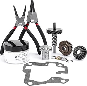 Mixer Worm Gear Kit Compatible with Kitchenaid Whirlpool 5qt 6qt Mixer Gear Parts Replacement,9706529 9709511 9703337 9709231 Worm Follower Gear Kit