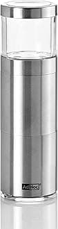 Adhoc Muskatino Stainless Steel and Acrylic Nutmeg Mill, 5-inch