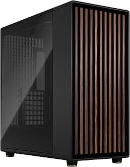 North XL Charcoal Black TG- three 140mm Aspect PWM fans included- Type C USB- EATX airflow full tower PC gaming case