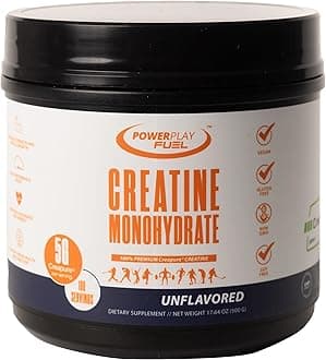 - CREATINE Monohydrate Powder – Supports Energy, Brain & Muscle Health, and Recovery for Men & Women - Gluten & GMO Free, Soy Free, Sport Certified – Unflavored, 500 G, 100 Servings
