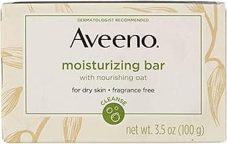 Aveeno Active Naturals Moisturizing Bar for Dry Skin with colloidal oatmeal for Unisex - 3.5 oz Soap