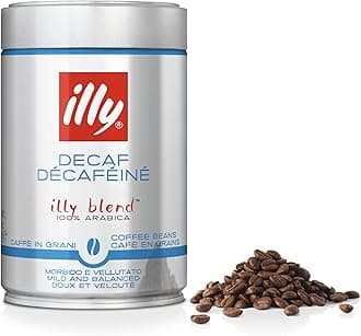 Decaffeinated Coffee Beans, 250g Tin