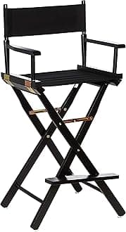 Director's Chair,Black Frame/Black Canvas,30" - Bar Height