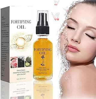 Castor Oil Black Seed Oil Rosehip Oil Face Serum, Lilinas Castor Oil Black Seed Oil Rosehip, Black Seed Oil, Castor Oil Rosehip Oil, Nourishing Skin (1PCS)