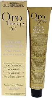 Oro Puro Therapy Color Keratin Hair Dye 100ml 6.5 Dark Blonde Mahogany