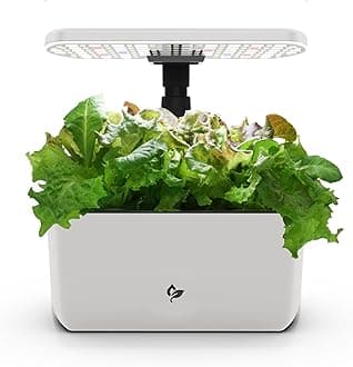AeroGarden Harvest 2.0, Indoor Garden Hydroponic System with LED Grow Light, Holds up to 6 AeroGarden Pods, Cream