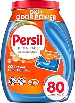 Ultra Pacs Advanced Clean Oxi+Odor Power Laundry Detergent, 80 count